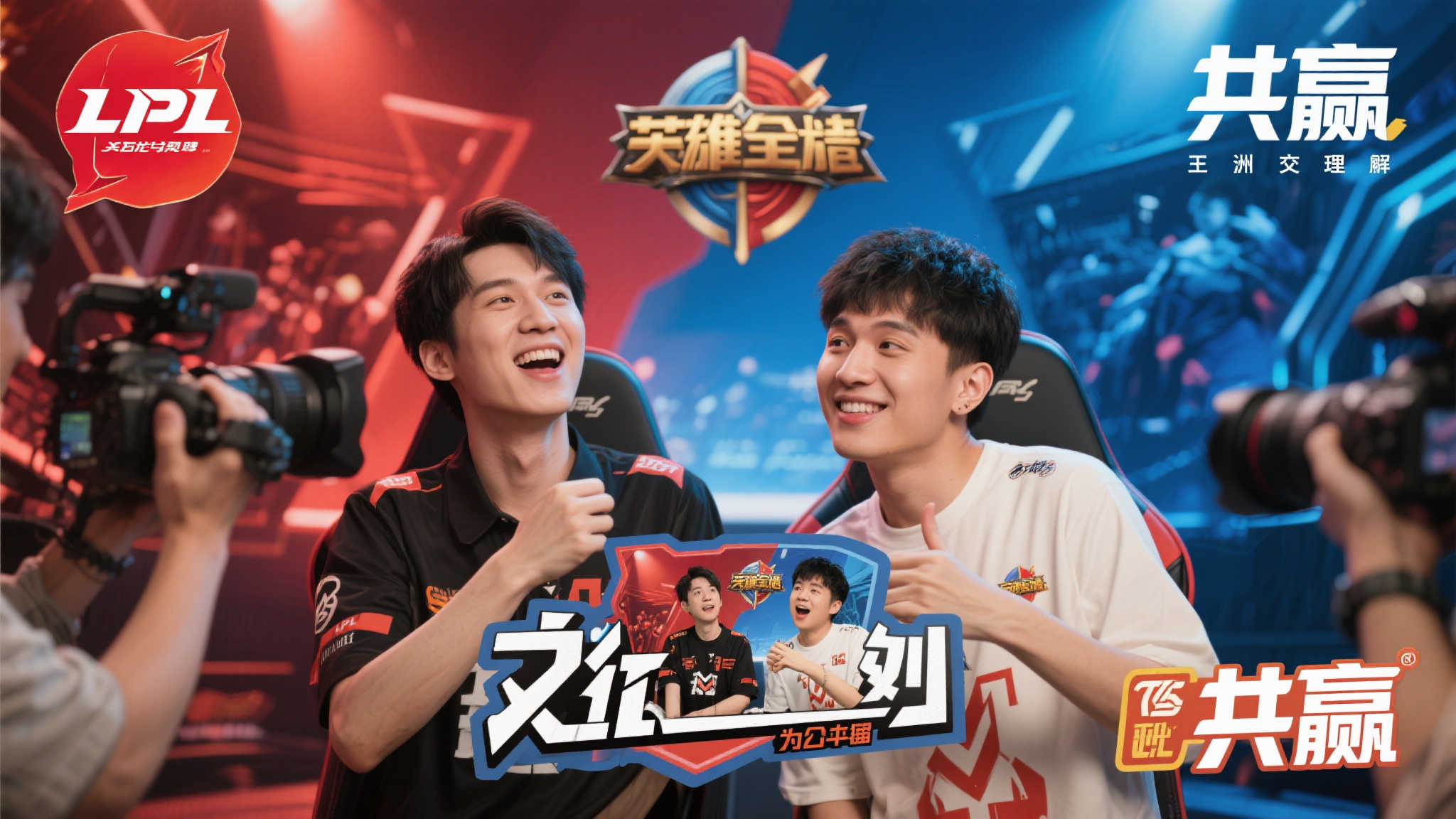 LPL美女主持余霜携手越南战队GAM老板,共同演绎爆笑真人短剧