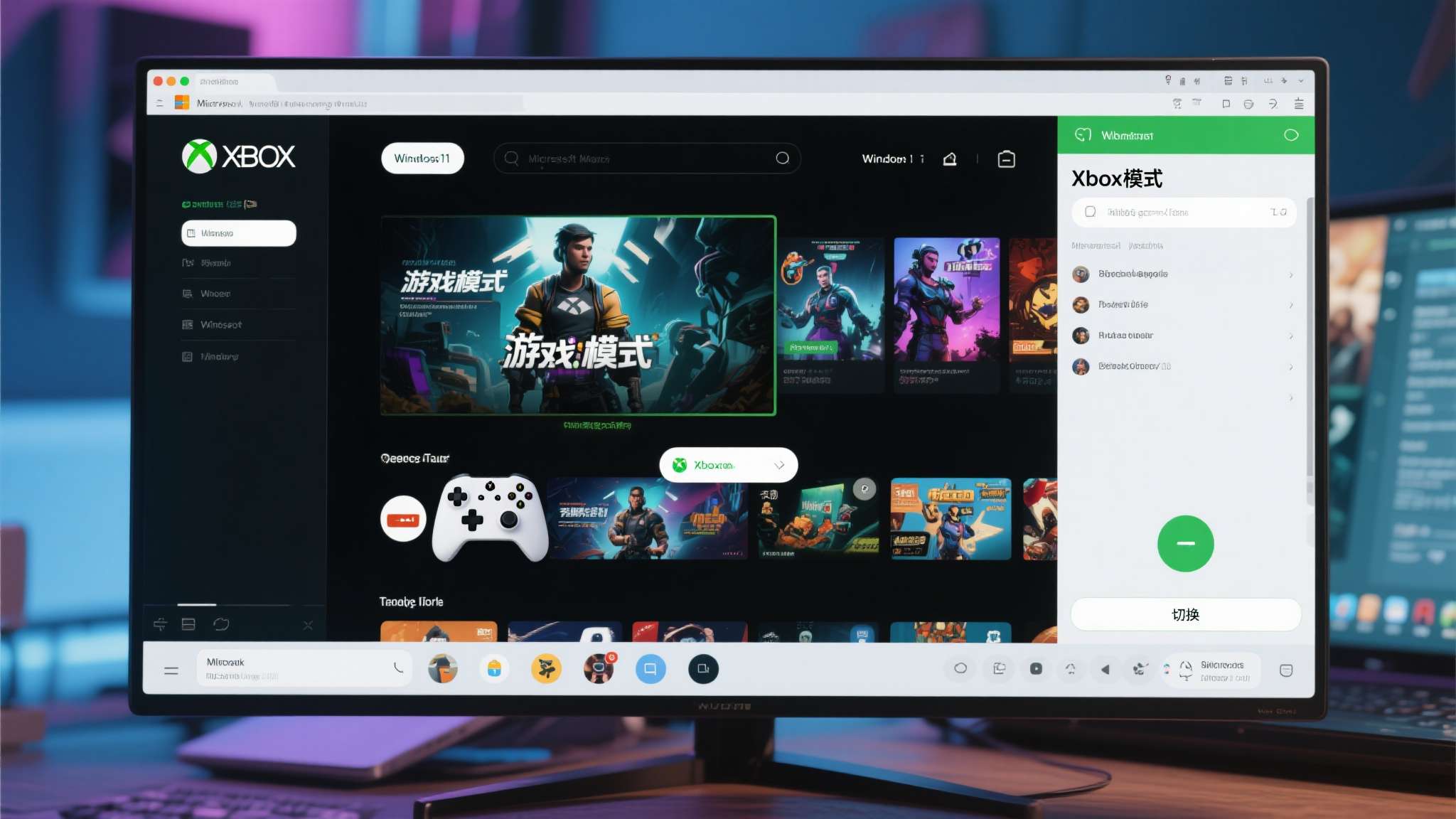 微软放大招！Win11测试＂Xbox模式＂ 一键整合游戏库！