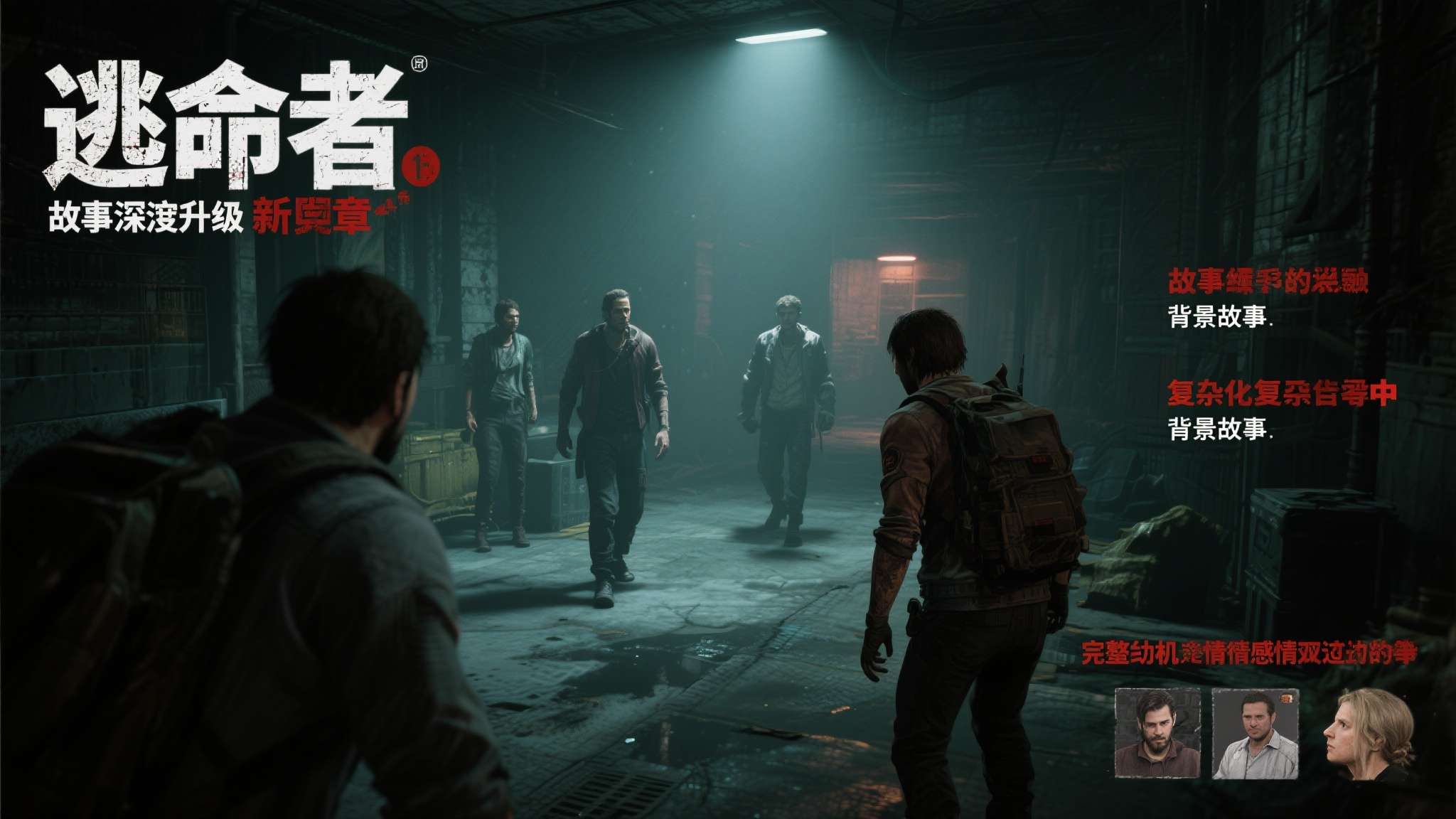 switch2射击游戏 叙事深度提升:新首章引入了更为复杂的角色背景故事,玩家不再只是单纯的"逃命者",